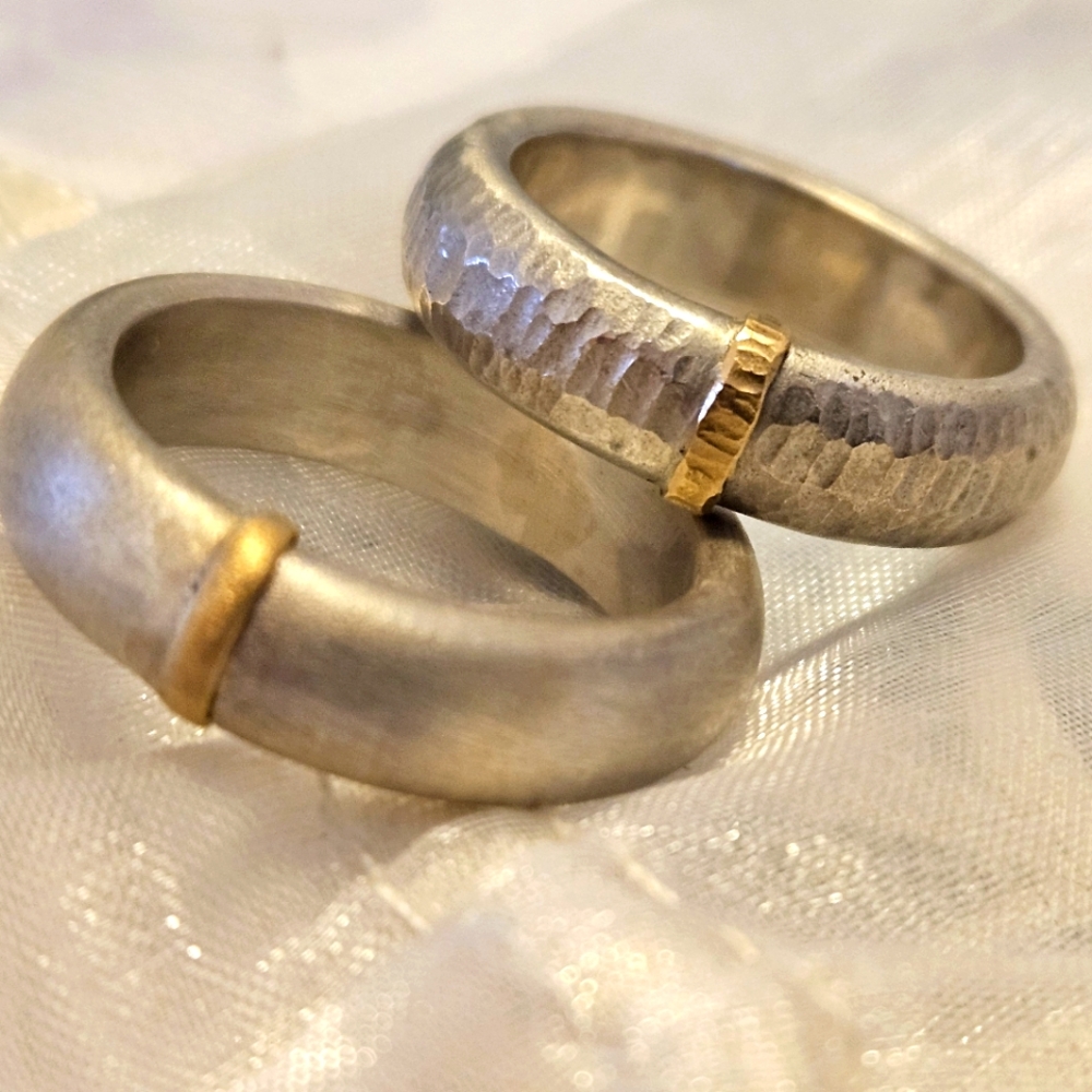 Artisan wedding bands from Barcelona Spain